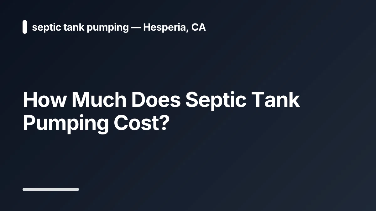 cost of septic tank replacement