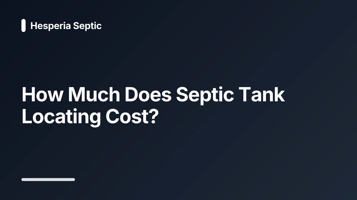 cost of septic tank replacement